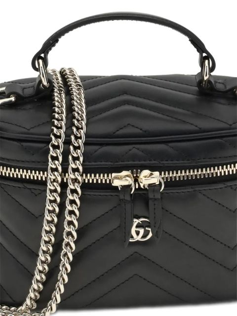 Gucci mini GG Marmont vanity bag - Black