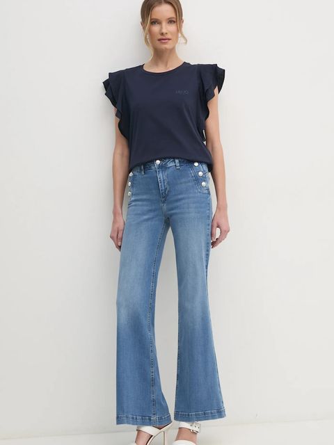 Liu Jo t-shirt bawełniany - zdjęcie produktu nr 2