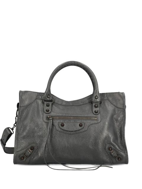 Balenciaga medium Le City lambskin tote bag - Grey - zdjęcie produktu nr 1