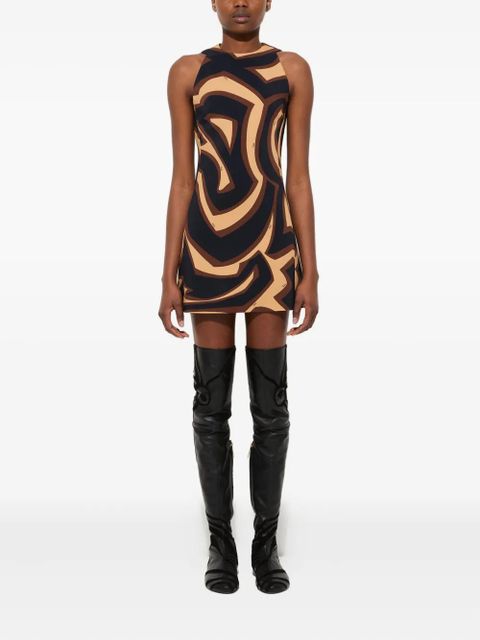 PUCCI abstract-print A-line dress - Black - zdjęcie produktu nr 2