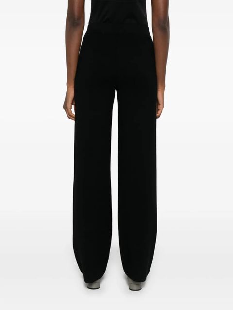 Max Mara elasticated-waist palazzo trousers - Black