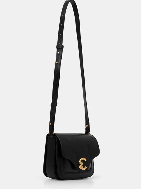 Coccinelle torebka skórzana kolor czarny E1 SSK 15 01 01 - zdjęcie produktu nr 1