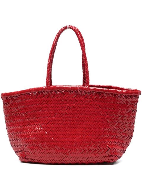 DRAGON DIFFUSION Triple Jump leather tote bag - Red