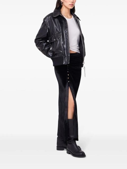 Rabanne leather jacket - Black