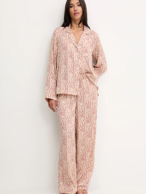 Dkny piżama damska kolor beżowy YI80061 - zdjęcie produktu nr 1