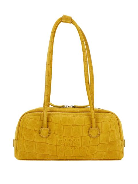 Marge Sherwood Boston crocodile-embossed shoulder bag - Yellow - zdjęcie produktu nr 1