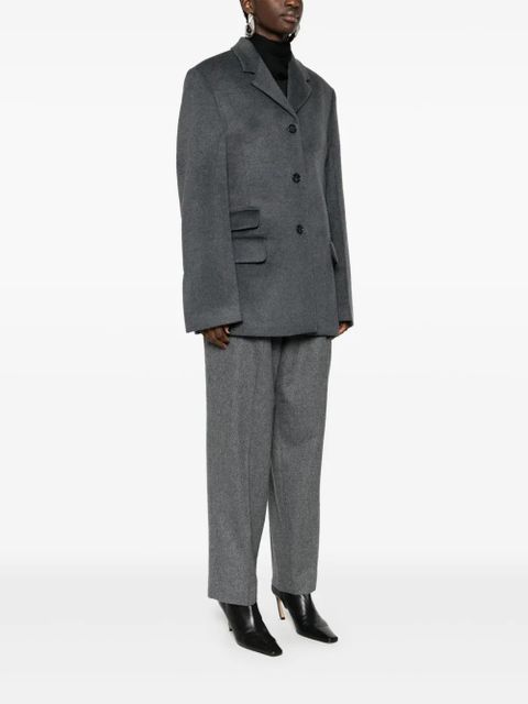 TOTEME Straight single-breasted blazer - Grey