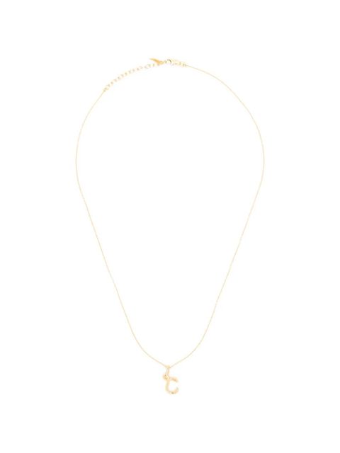 Missoma mini Curly Molten initial necklace - Gold - zdjęcie produktu nr 1