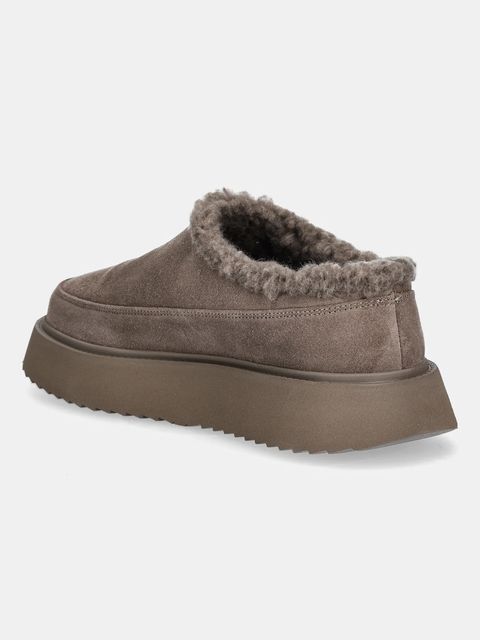 Inuikii kapcie skórzane Classic Micro kolor brązowy 1014.026.0021.163