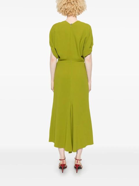 Victoria Beckham crepe midi dress - Green