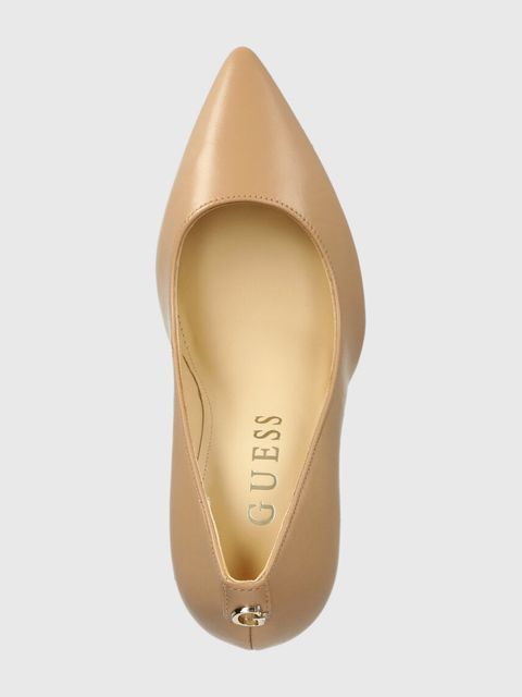 Guess szpilki skórzane GABBEN