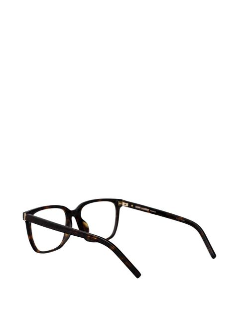 Saint Laurent Eyewear square-frame glasses - Brown