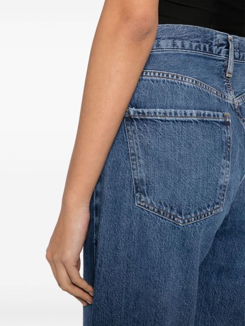 AGOLDE Ren Jean high-rise cropped jeans - Blue