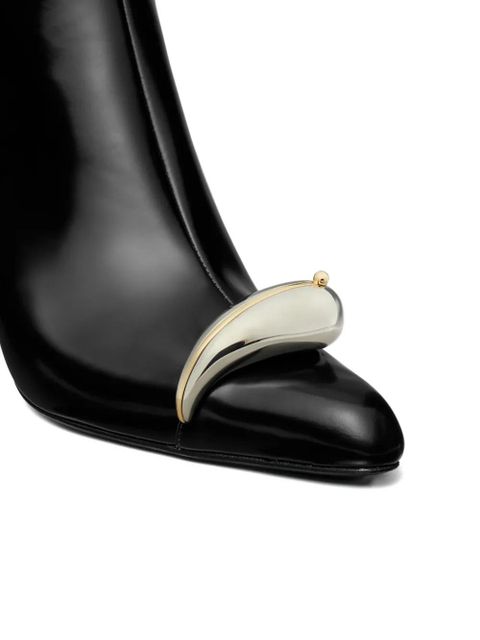 Tory Burch 65mm pierced xl ankle boots - Black - zdjęcie produktu nr 2