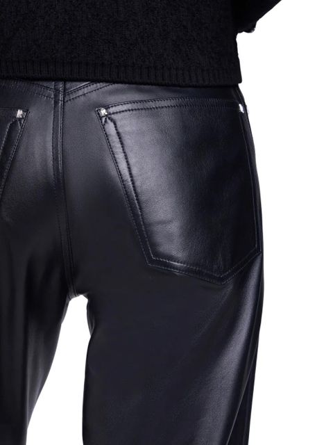 Rabanne leather trousers - Black - zdjęcie produktu nr 2