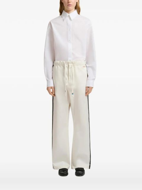 Marni brushstroke striped knitted track pants - Neutrals - zdjęcie produktu nr 2