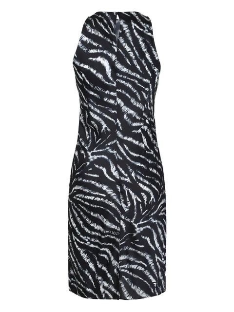The Attico zebra-print mini dress - Black - zdjęcie produktu nr 2
