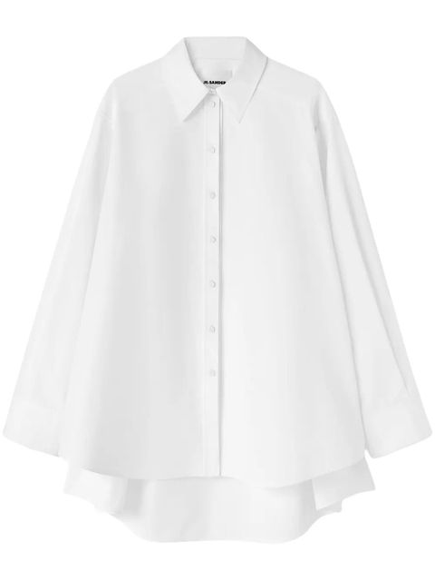 Jil Sander cut-out oversized shirt - White - zdjęcie produktu nr 1