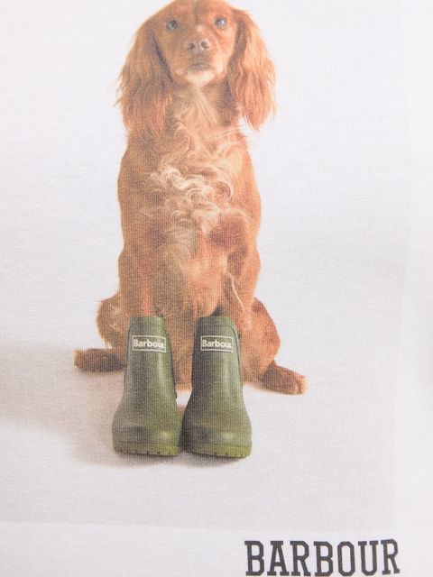 Barbour t-shirt bawełniany Bedale