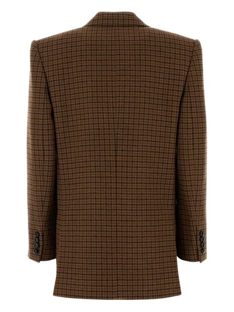 Chloé houndstooth wool blazer - Brown - zdjęcie produktu nr 2