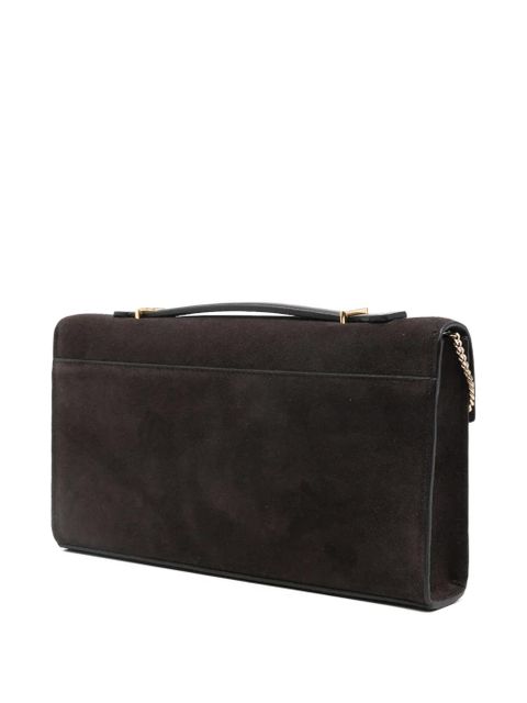 DeMellier Vancouver suede clutch - Brown - zdjęcie produktu nr 2