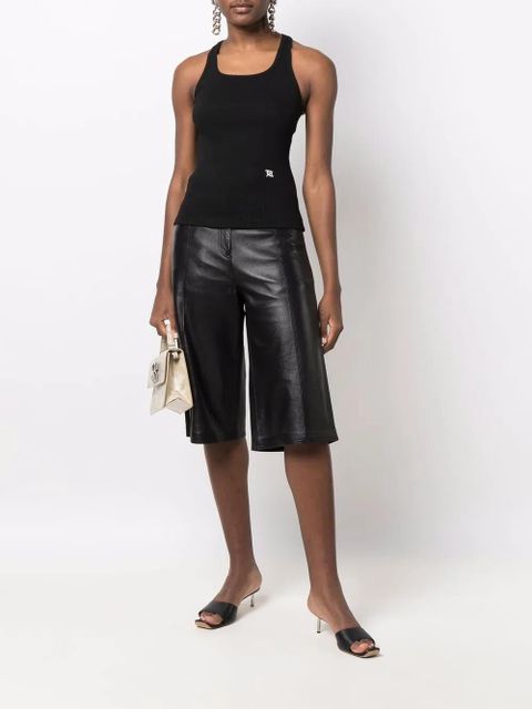 MISBHV ribbed-knit tank top - Black - zdjęcie produktu nr 2