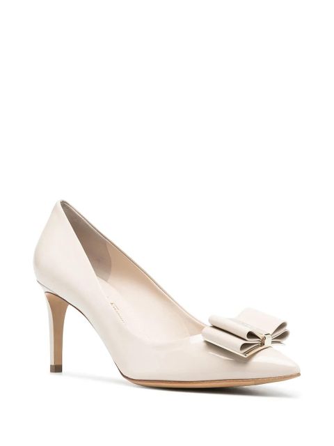 Ferragamo Vara bow 70mm pumps - Neutrals
