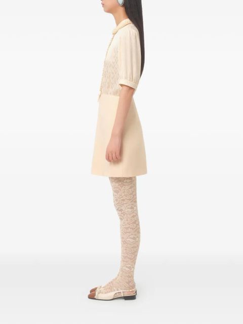 Valentino Garavani short-sleeves mini dress - Neutrals