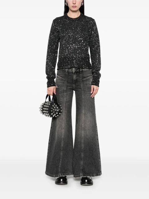 Golden Goose sequinned sweater - Black