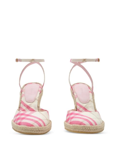 Burberry Check Mews espadrille pumps​ - Pink