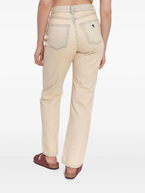 Carhartt WIP logo-patch jeans - Neutrals