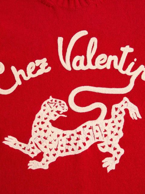 Valentino Garavani long-sleeves sweater - Red