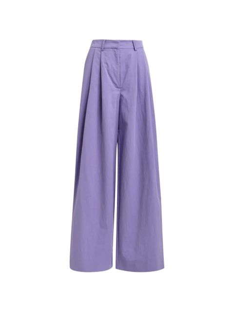 Essentiel Antwerp pleated wide-leg trousers - Purple - zdjęcie produktu nr 1