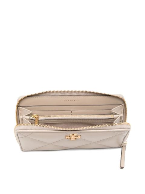Tory Burch Kira quilted leather wallet - Neutrals