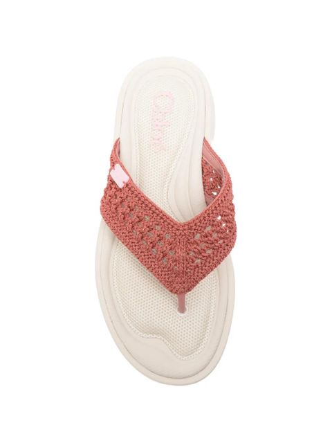 Chloé Pollette flip flops - Pink