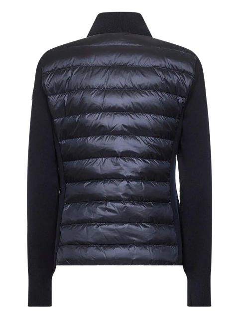 Moncler knitted-sleeve padded jacket - Blue - zdjęcie produktu nr 2