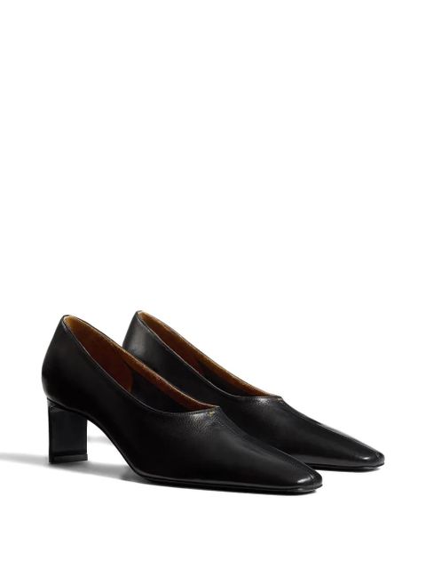 KHAITE 50mm Cecilia square-pointed toe pumps - Black