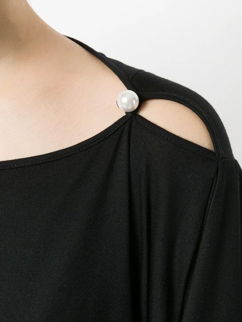 Givenchy draped hem T-shirt - Black