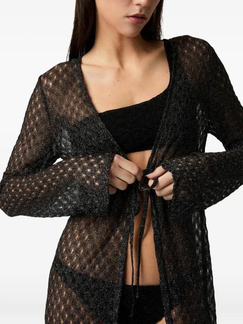 Missoni long-sleeve cover-up - Black