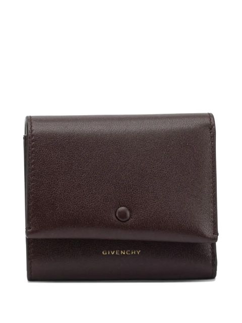 Givenchy buttoned leather wallet - Brown - zdjęcie produktu nr 1