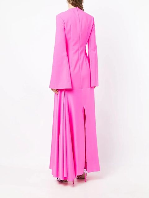 Solace London draped maxi dress - Pink