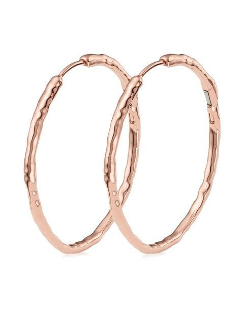 Monica Vinader Siren Muse large hoop earrings - Pink - zdjęcie produktu nr 1