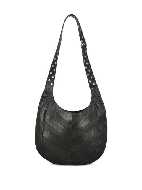 Valentino Garavani Hoboho chevron pattern shoulder bag - Black