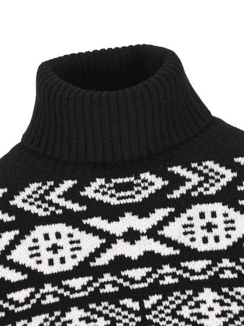 BOGNER Nadin roll-neck patterned sweater - Black