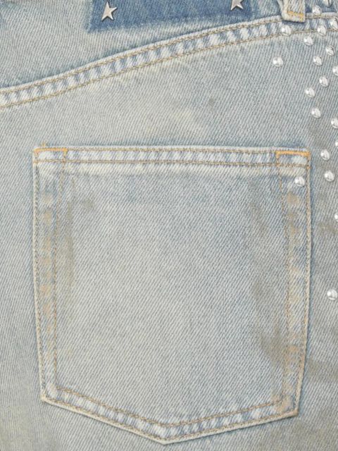 Golden Goose side-stud embellished jeans - Blue