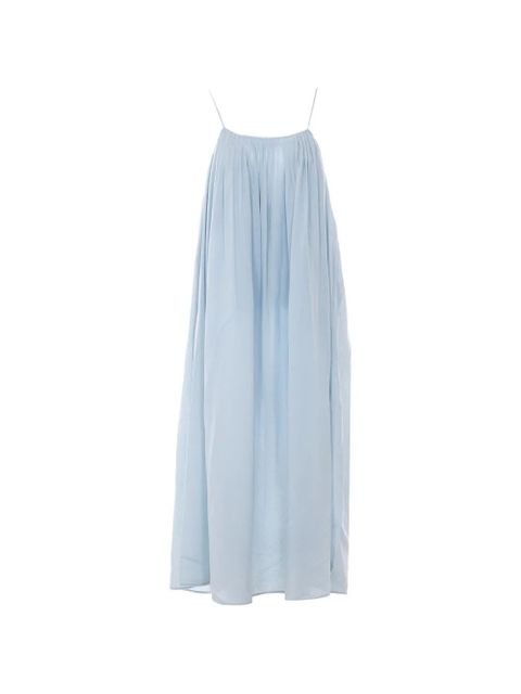 Eleh spaghetti straps embroidered dress - Blue - zdjęcie produktu nr 1