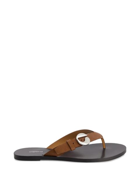 Coperni lizard-effect buckle sandals - Brown - zdjęcie produktu nr 1