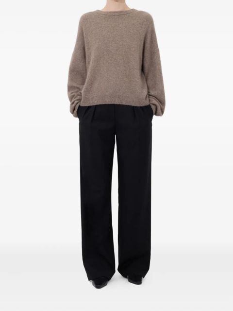 LouLou de Saison Tristan crew-neck sweater - Brown - zdjęcie produktu nr 2