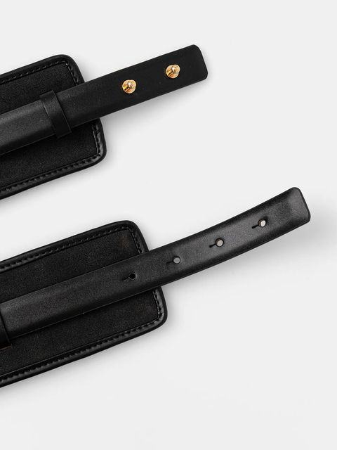 Elisabetta Franchi pasek damski kolor czarny CT52S57E2 - zdjęcie produktu nr 2