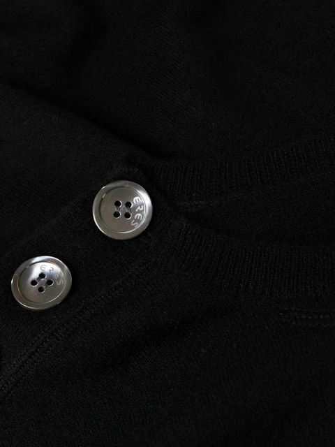 ERES buttoned shoulders jumper - Black